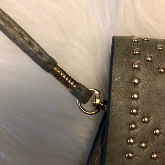 NWOT Small chevron studded crossbody - Picture 8 of 11